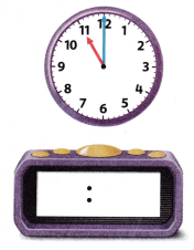 McGraw Hill My Math Grade 1 Chapter 8 Lesson 6 Answer Key Time to the Hour Digital 5