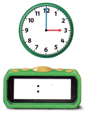McGraw Hill My Math Grade 1 Chapter 8 Lesson 6 Answer Key Time to the Hour Digital 8