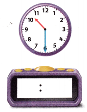 McGraw Hill My Math Grade 1 Chapter 8 Lesson 8 Answer Key Time to the Half Hour Digital 13