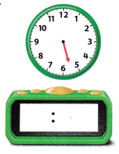 McGraw Hill My Math Grade 1 Chapter 8 Lesson 9 Answer Key Time to the Hour and Half Hour 6