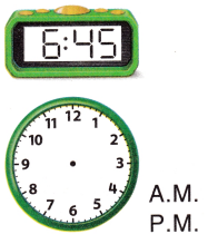 McGraw Hill My Math Grade 2 Chapter 10 Lesson 6 Answer Key A.M. and P.M. 11
