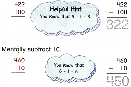 McGraw Hill My Math Grade 2 Chapter 7 Lesson 3 Answer Key Mentally Subtract 10 or 100 3
