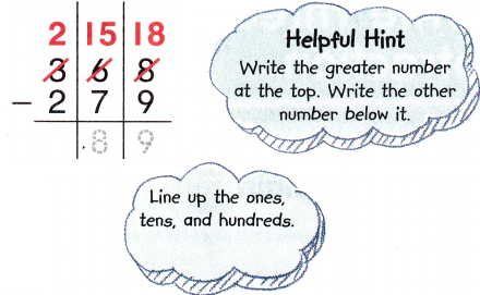 McGraw Hill My Math Grade 2 Chapter 7 Lesson 7 Answer Key Rewrite Three-Digit Subtraction 2