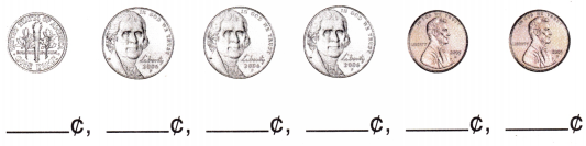 McGraw Hill My Math Grade 2 Chapter 8 Lesson 1 Answer Key Pennies, Nickels, and Dimes 12