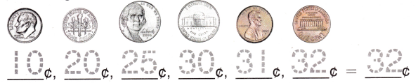 McGraw Hill My Math Grade 2 Chapter 8 Lesson 1 Answer Key Pennies, Nickels, and Dimes 3