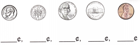 McGraw Hill My Math Grade 2 Chapter 8 Lesson 1 Answer Key Pennies, Nickels, and Dimes 6