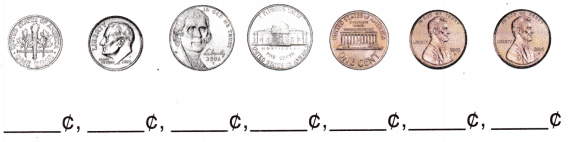 McGraw Hill My Math Grade 2 Chapter 8 Lesson 1 Answer Key Pennies, Nickels, and Dimes 9