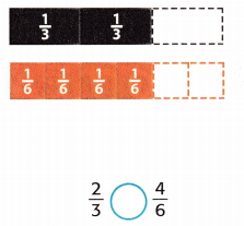 McGraw Hill My Math Grade 3 Chapter 10 Lesson 8 Answer Key Compare Fractions 16