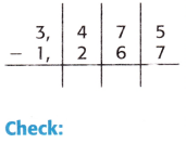 McGraw Hill My Math Grade 3 Chapter 3 Lesson 6 Answer Key Subtract Four-Digit Numbers 13