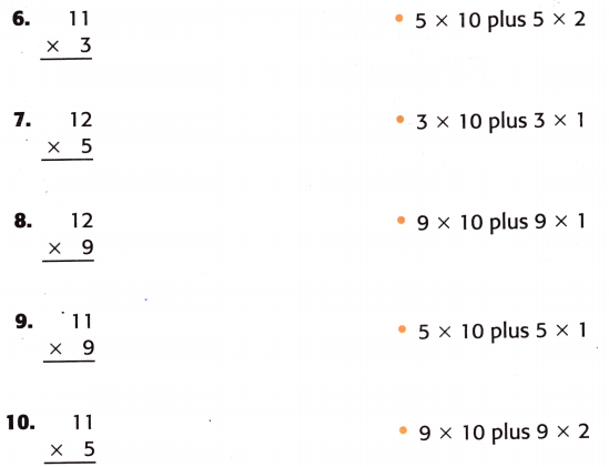 McGraw Hill My Math Grade 3 Chapter 8 Lesson 8 Answer Key Multiply by 11 and 12 7