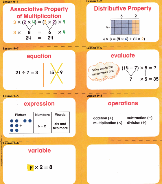 McGraw Hill My Math Grade 3 Chapter 9 Answer Key Properties and Equations 7