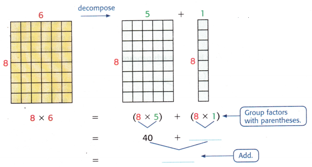 McGraw Hill My Math Grade 3 Chapter 9 Lesson 2 Answer Key Two Distributive Property 2