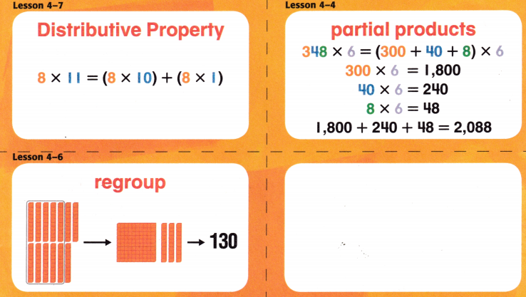 McGraw Hill My Math Grade 4 Chapter 4 Answer Key Multiply with One