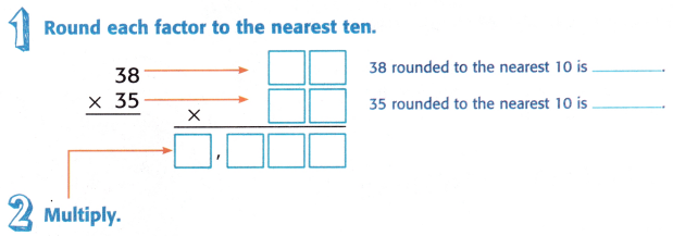 McGraw Hill My Math Grade 4 Chapter 5 Lesson 2 Answer Key Estimate Products 4