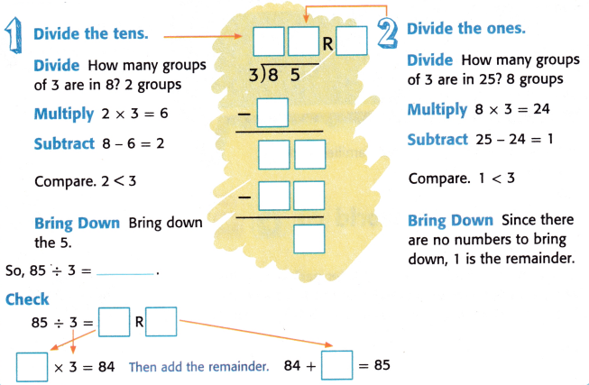 McGraw Hill My Math Grade 4 Chapter 5 Lesson 5 Answer Key Divide with Remainders 4