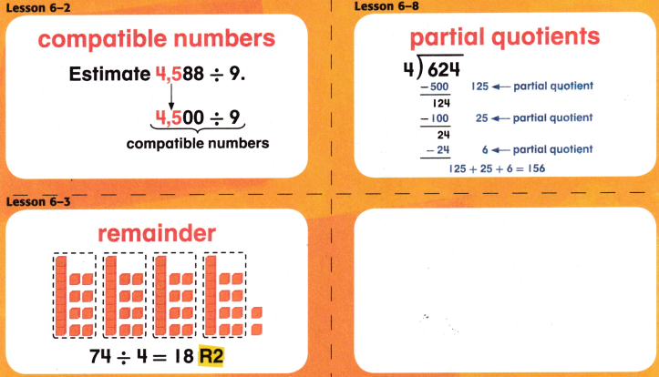 McGraw Hill My Math Grade 4 Chapter 6 Answer Key Divide by a One-Digit Number 8