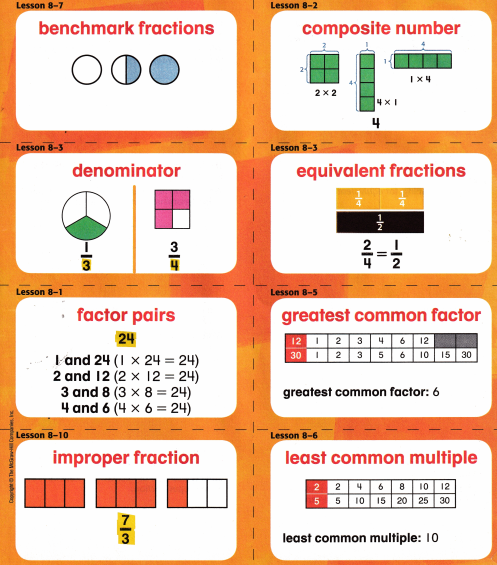 McGraw Hill My Math Grade 4 Chapter 8 Answer Key Fractions 6