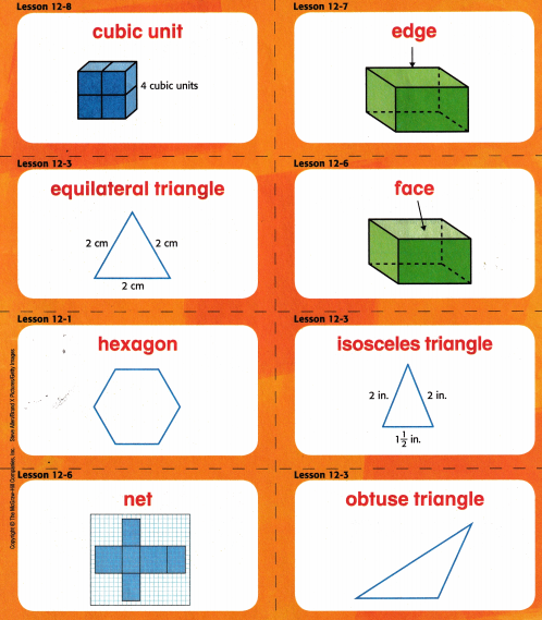 McGraw Hill My Math Grade 5 Chapter 12 Answer Key Geometry 9