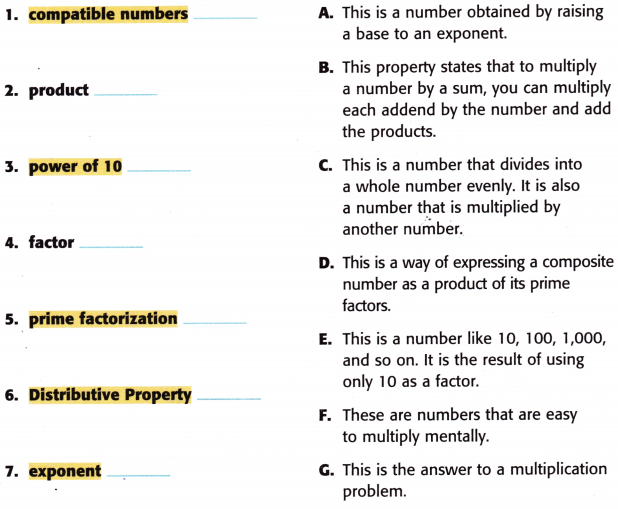 McGraw Hill My Math Grade 5 Chapter 2 Review Answer Key 3