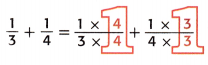 McGraw Hill My Math Grade 5 Chapter 9 Lesson 5 Answer Key Add Unlike Fractions 1