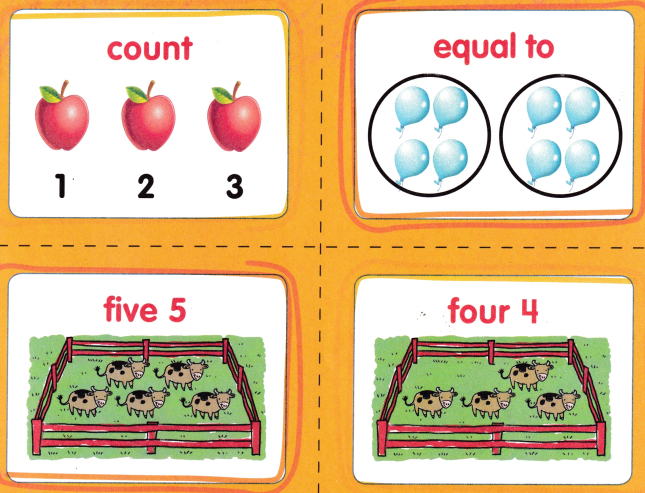 McGraw Hill My Math Kindergarten Chapter 1 Answer Key Numbers 0 to 5 6
