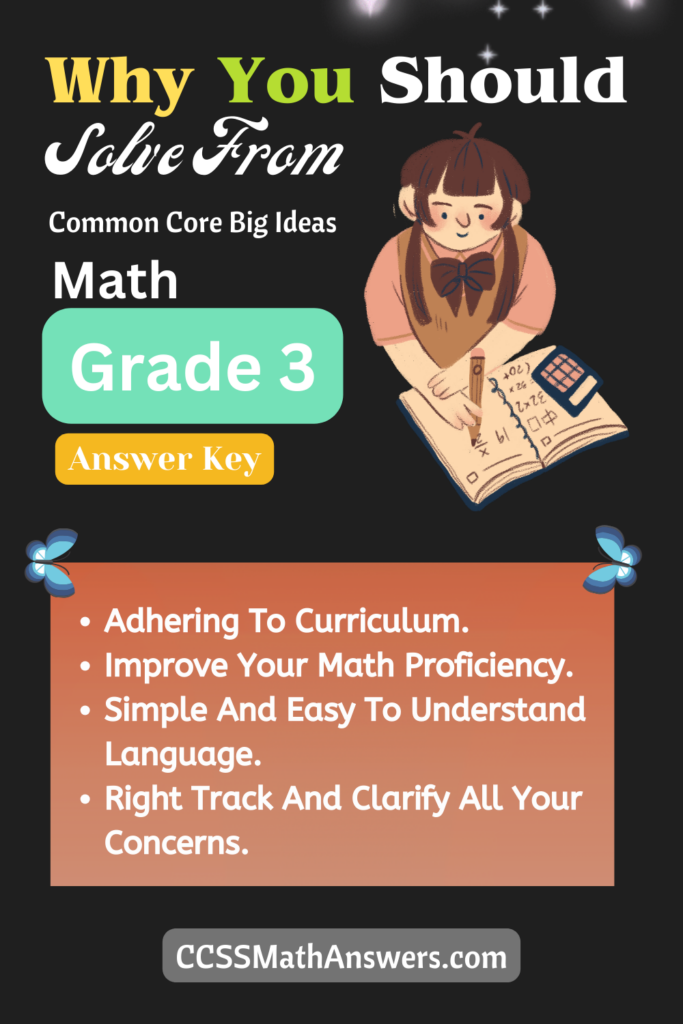 Why you Should Solve from Common Core Big Ideas Math Grade 3 Answer Key