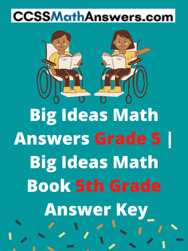 Big Ideas Math Answers Grade 5
