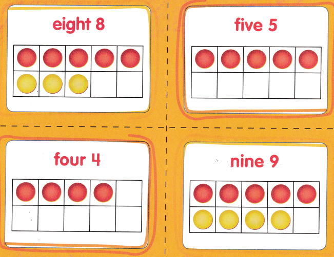 McGraw Hill My Math Kindergarten Chapter 4 Answer Key Compose and Decompose Numbers to 10 2