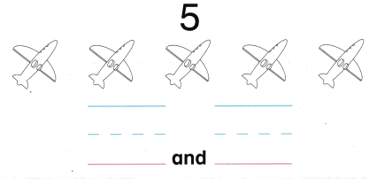 McGraw Hill My Math Kindergarten Chapter 4 Lesson 1 Answer Key Make 4 and 5 12