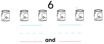 McGraw Hill My Math Kindergarten Chapter 4 Lesson 3 Answer Key Make 6 and 7 20