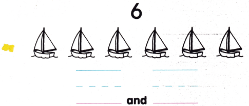 McGraw Hill My Math Kindergarten Chapter 4 Lesson 3 Answer Key Make 6 and 7 22