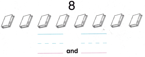 McGraw Hill My Math Kindergarten Chapter 4 Lesson 6 Answer Key Take Apart 8 and 9 10