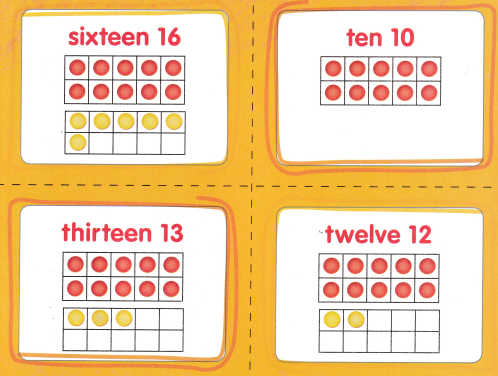 McGraw Hill My Math Kindergarten Chapter 7 Answer Key Compose and Decompose Numbers 11 to 19 8
