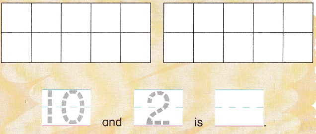 McGraw Hill My Math Kindergarten Chapter 7 Lesson 1 Answer Key Make Numbers 11 to 15 10