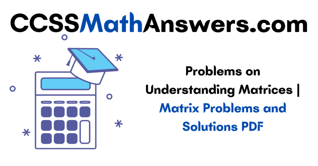 Problems on Understanding Matrices