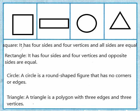 McGraw Hill My Math Kindergarten Chapter 11 Lesson 3 Answer Key Squares, Rectangles, Triangles, and Circles_1