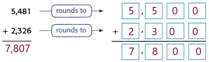 McGraw-Hill My Math Grade 4 Answer Key Chapter 2 Lesson 4 Estimate Sums and Differences.1
