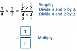 McGraw Hill My Math Grade 5 Chapter 10 Lesson 6 Answer Key Multiply Fractions q2