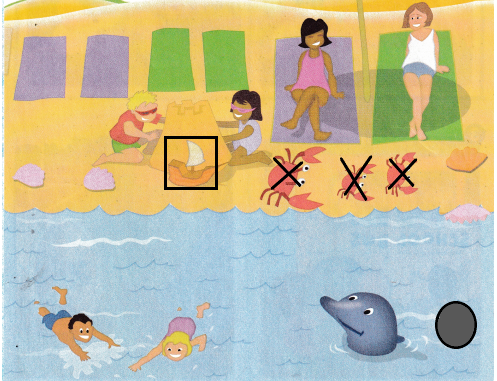 McGraw Hill My Math Kindergarten Chapter 10 Lesson 2 Answer Key In Front of and Behind_1