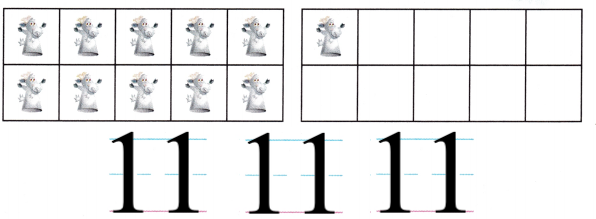 McGraw Hill My Math Kindergarten Chapter 3 Lesson 1 Answer Key Numbers 11 and 12 img 5