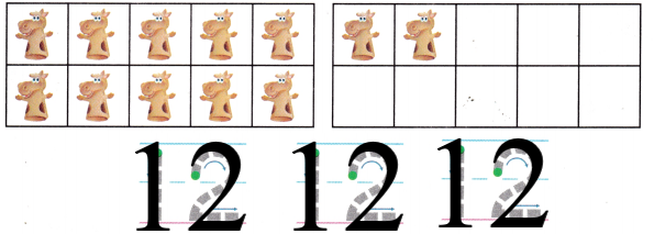 McGraw Hill My Math Kindergarten Chapter 3 Lesson 1 Answer Key Numbers 11 and 12 img 8