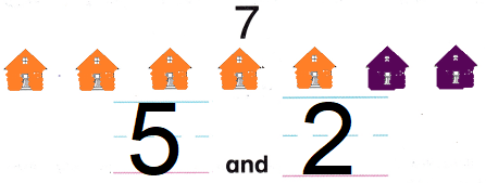 McGraw Hill My Math Kindergarten Chapter 4 Lesson 3 Answer Key Make 6 and 7 img 16