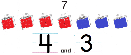 McGraw Hill My Math Kindergarten Chapter 4 Lesson 3 Answer Key Make 6 and 7 img 4