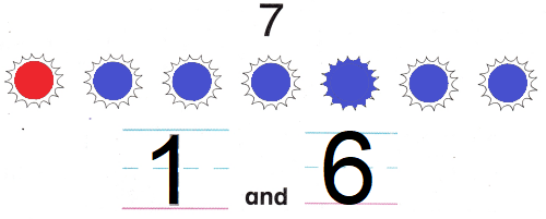 McGraw Hill My Math Kindergarten Chapter 4 Lesson 3 Answer Key Make 6 and 7 img 8