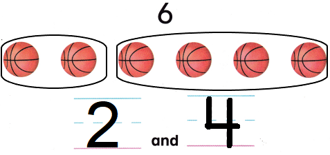 McGraw Hill My Math Kindergarten Chapter 4 Lesson 4 Answer Key Take Apart 6 and 7 img 15