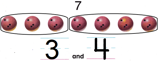 McGraw Hill My Math Kindergarten Chapter 4 Lesson 4 Answer Key Take Apart 6 and 7 img 16