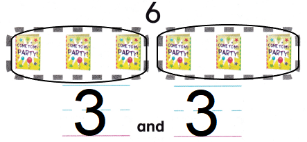 McGraw Hill My Math Kindergarten Chapter 4 Lesson 4 Answer Key Take Apart 6 and 7 img 3