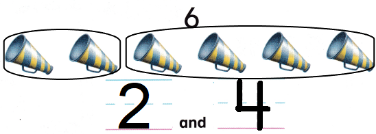 McGraw Hill My Math Kindergarten Chapter 4 Lesson 4 Answer Key Take Apart 6 and 7 img 6