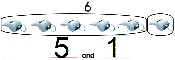 McGraw Hill My Math Kindergarten Chapter 4 Lesson 4 Answer Key Take Apart 6 and 7 img 7