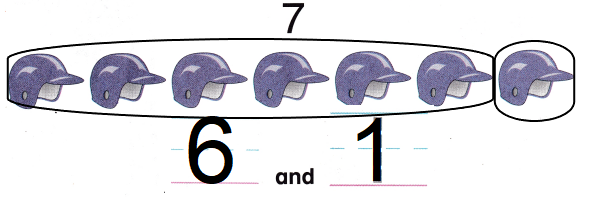 McGraw Hill My Math Kindergarten Chapter 4 Lesson 4 Answer Key Take Apart 6 and 7 img 8